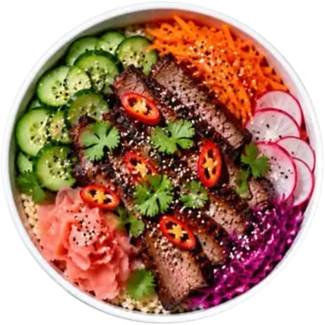 The Angus Beef Brisket Poke Bowl